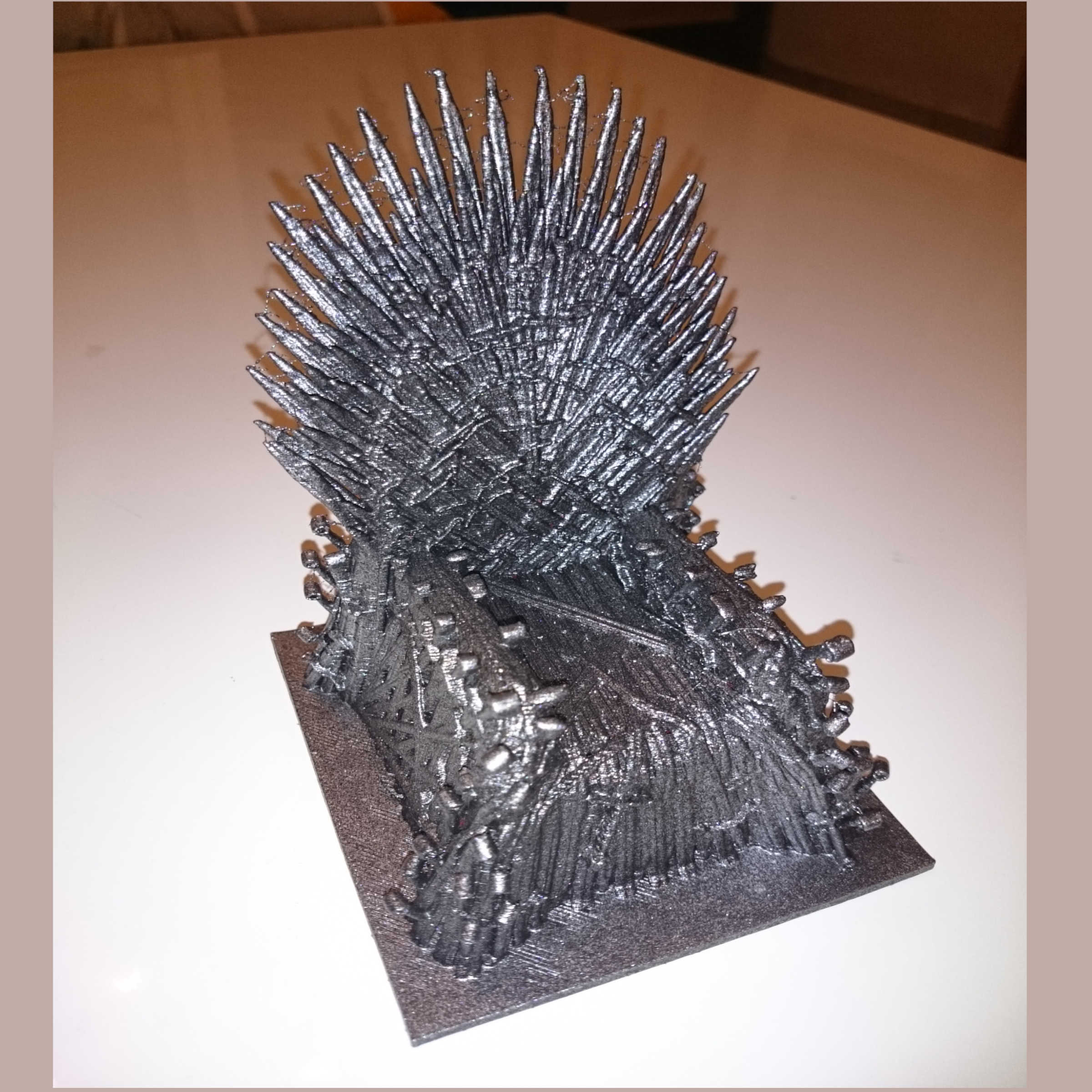 impression 3d, le trone de fer, 